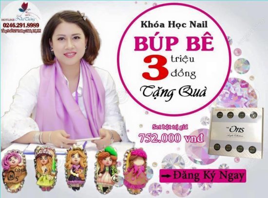 Khóa học nail đắp búp bê khai giảng tháng 11