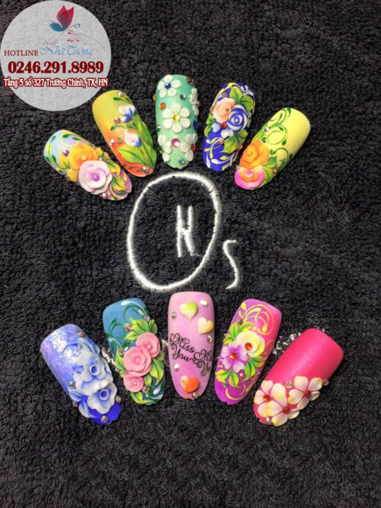 Những lưu ý khi đắp hoa nổi ( vẽ nổi )