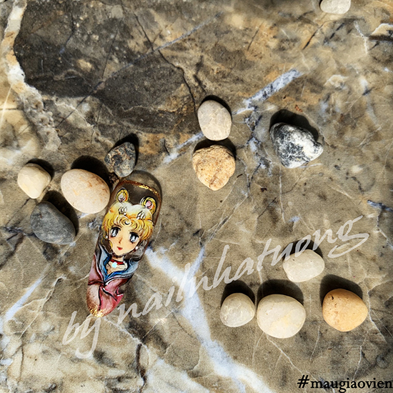 [ CLIP ] Hướng dẫn vẽ móng Manga Thủy Thủ Mặt Trăng Salor Moon