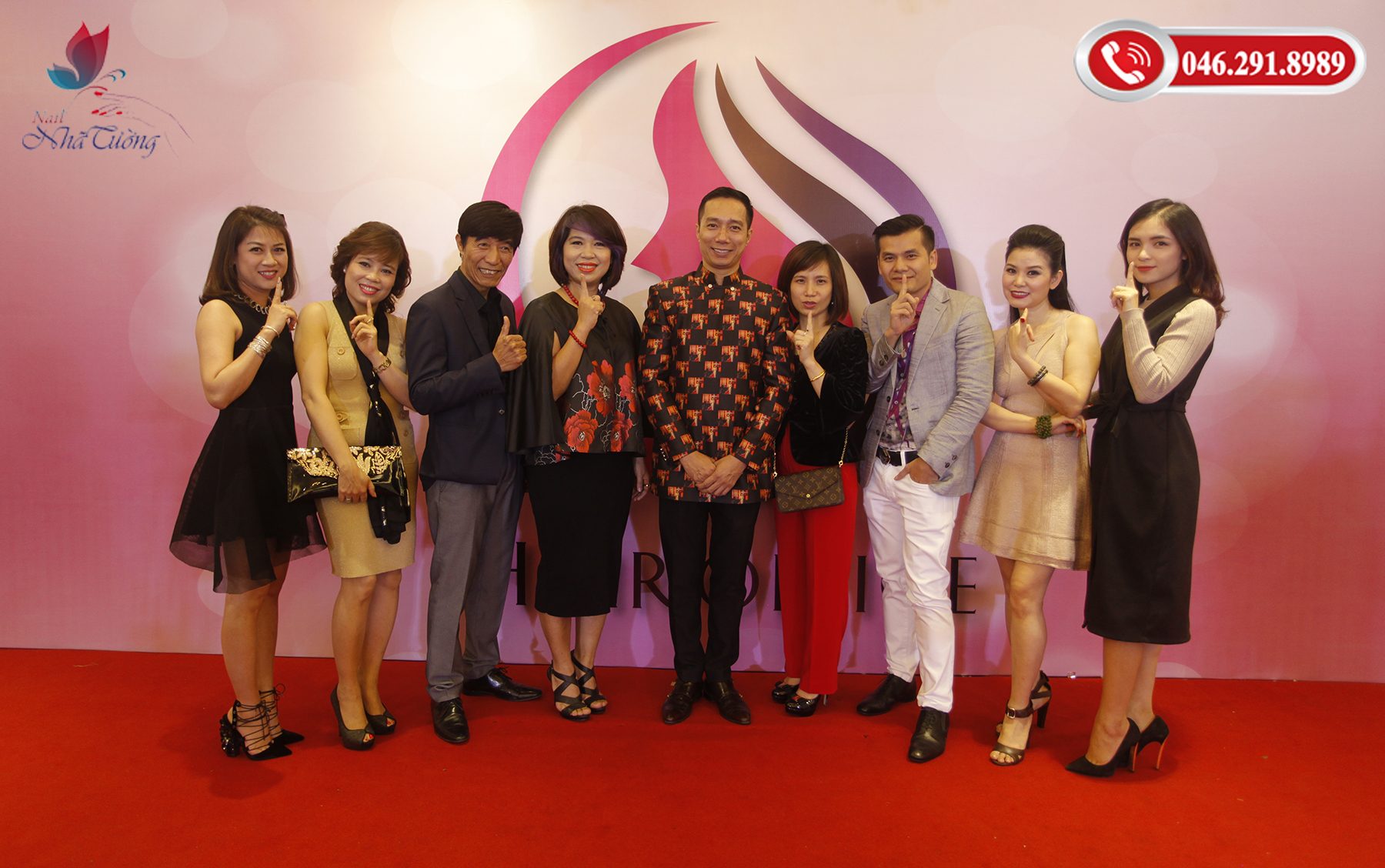 Bà Trần Thị Thu Hà – Đại diện Nail Nhã Tường tham gia hội đồng đề cử Hair Office 2017